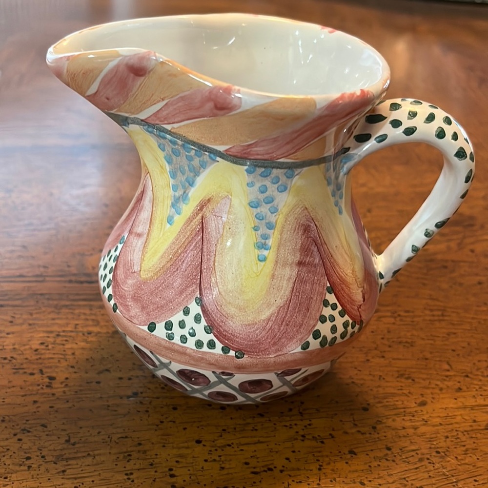 MacKenzie-Childs Mini Pitcher Creamer Keukenhof